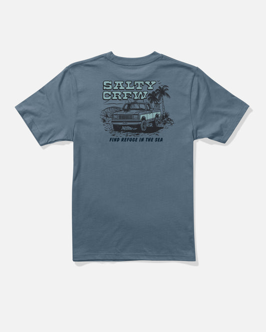 Truck Stop  Ss Tee Kids - Slate