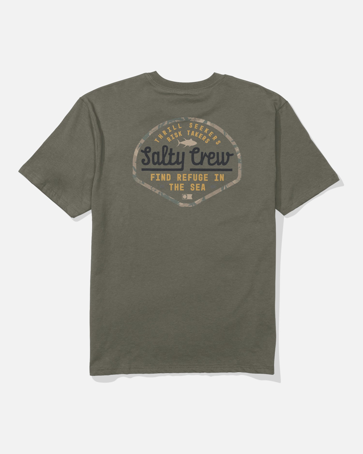 Border Fill Classic Tee - Dusty Olive