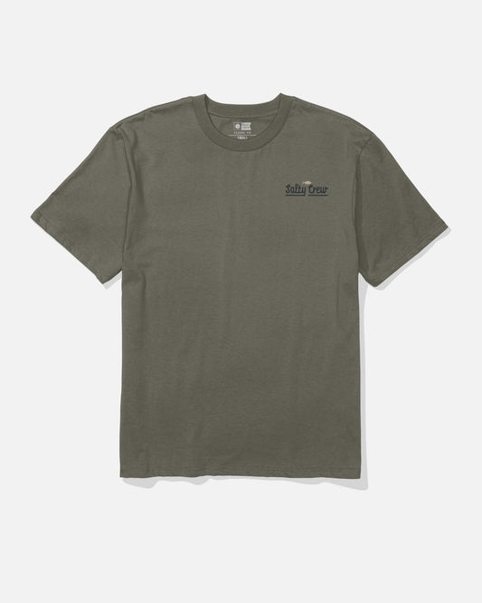 Border Fill Classic Tee - Dusty Olive