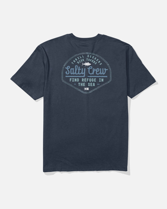 Border Fill Classic Tee - Navy