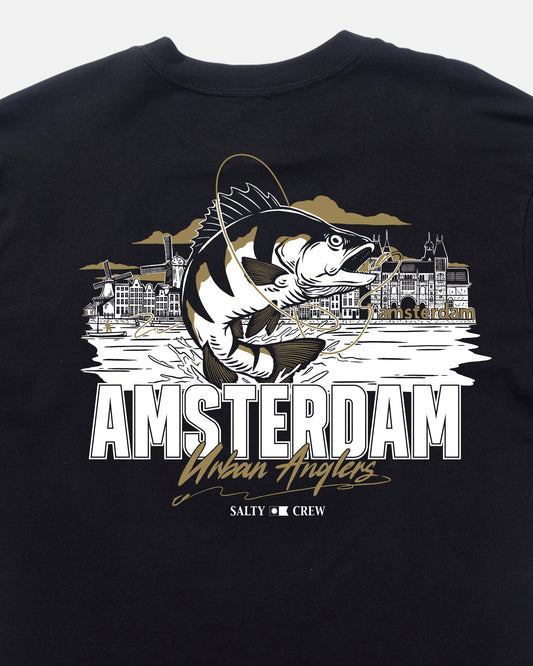 Amsterdam Urban Angler Ss Tee - Black