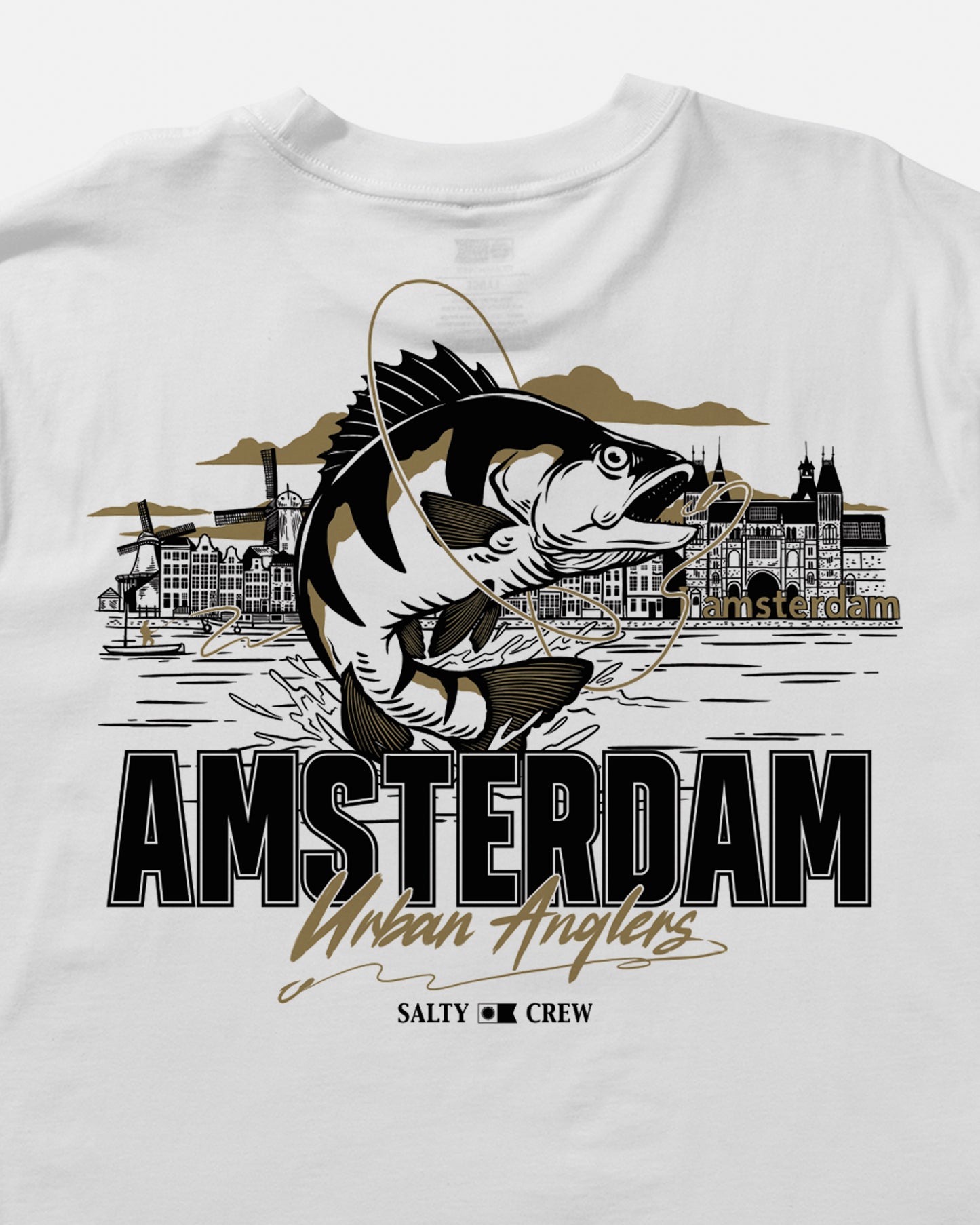 Amsterdam Urban Angler Ss Tee - White