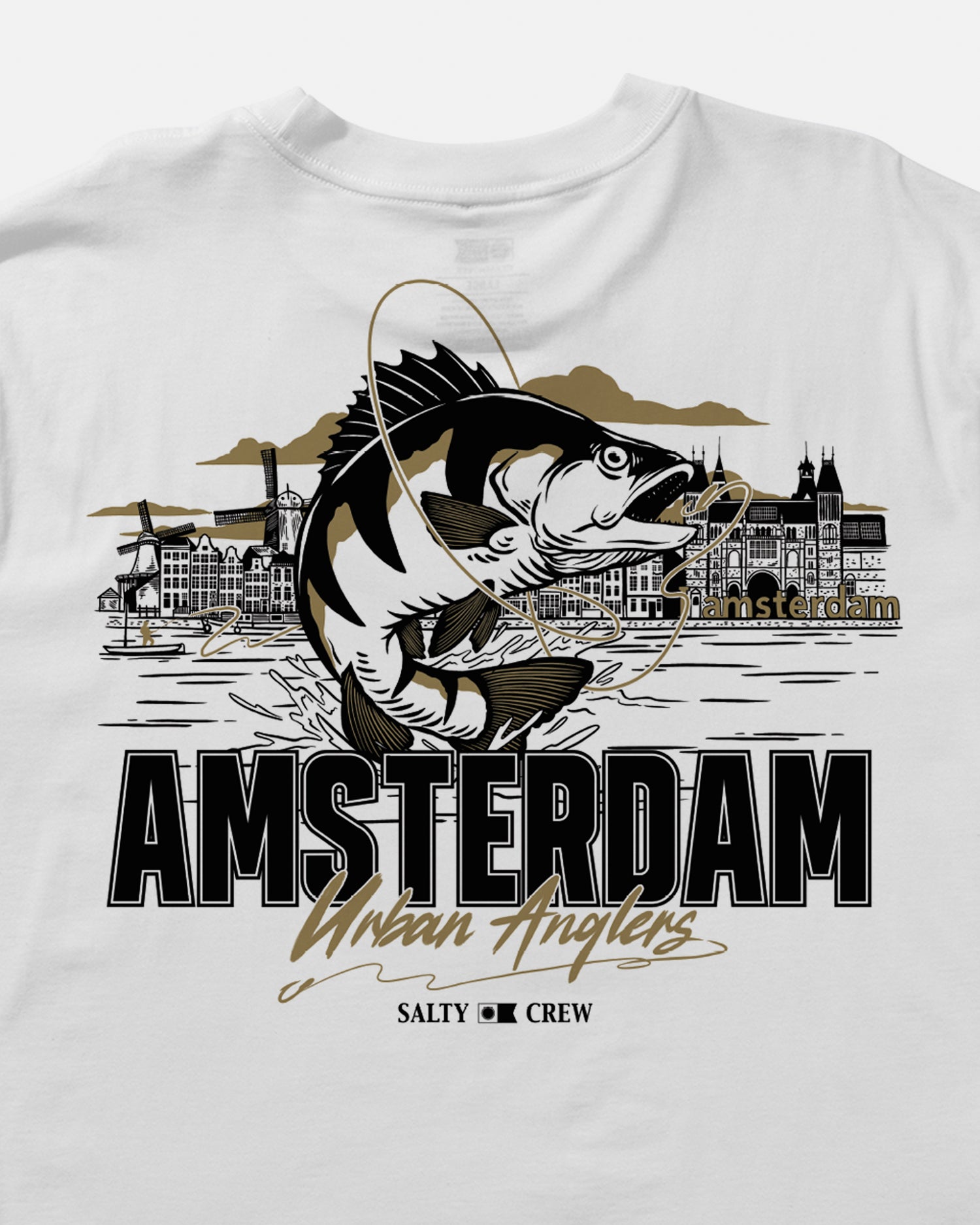 Amsterdam Urban Angler Ss Tee - White