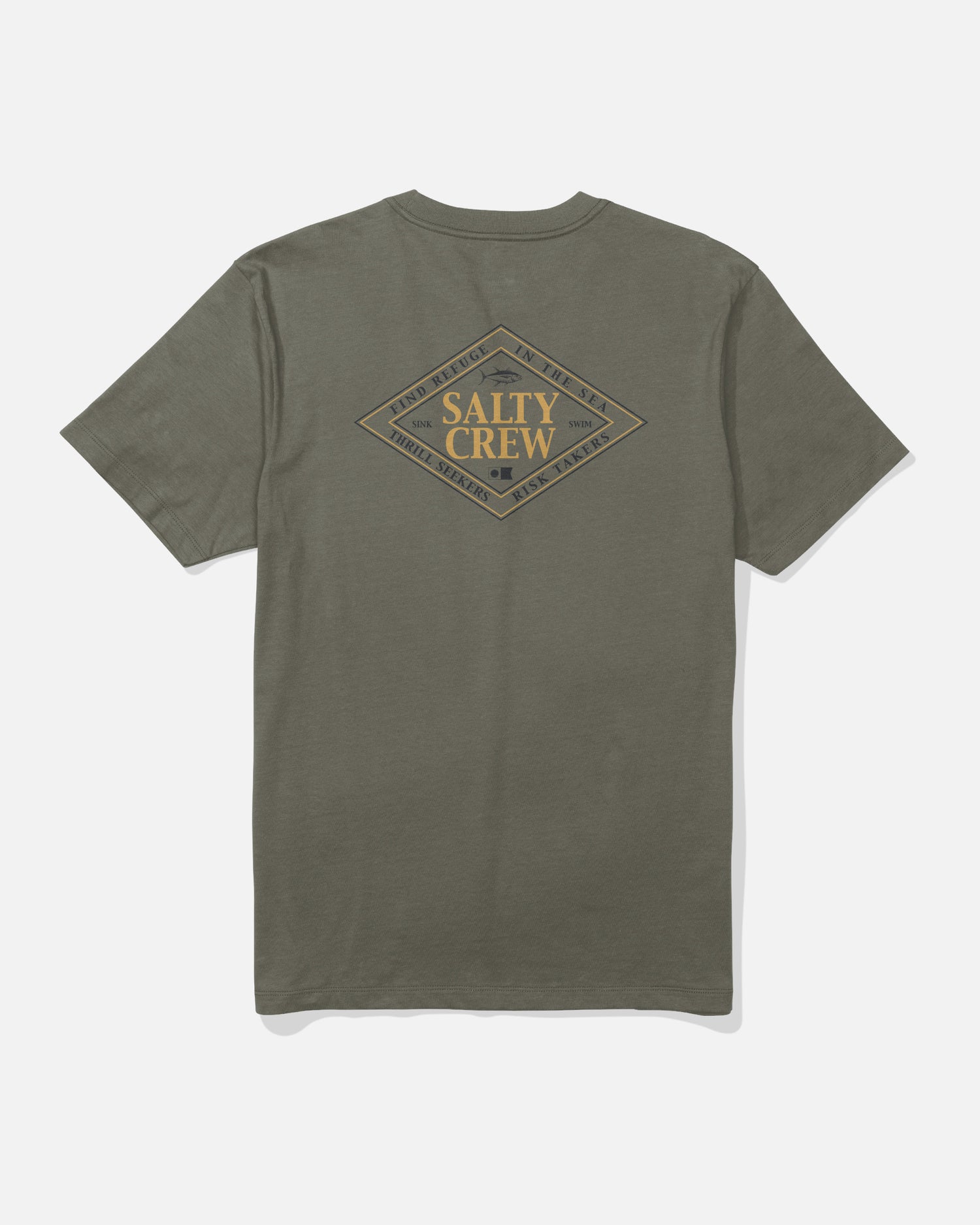 Iconic Ss Tee - Dusty Olive