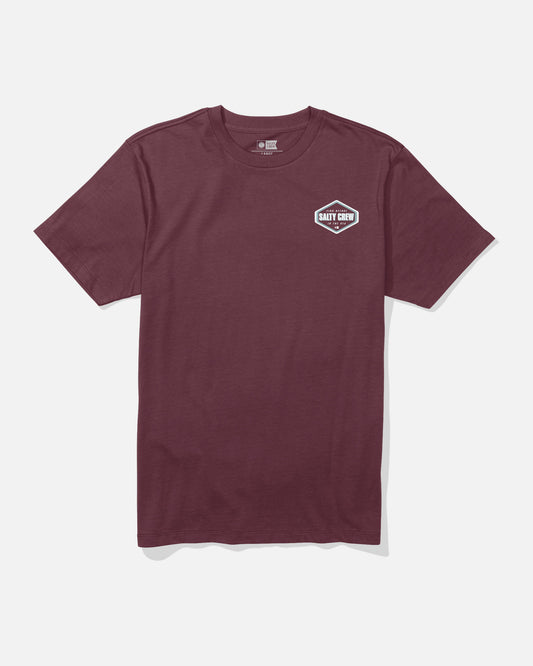 Shapely Ss Tee - Burgundy