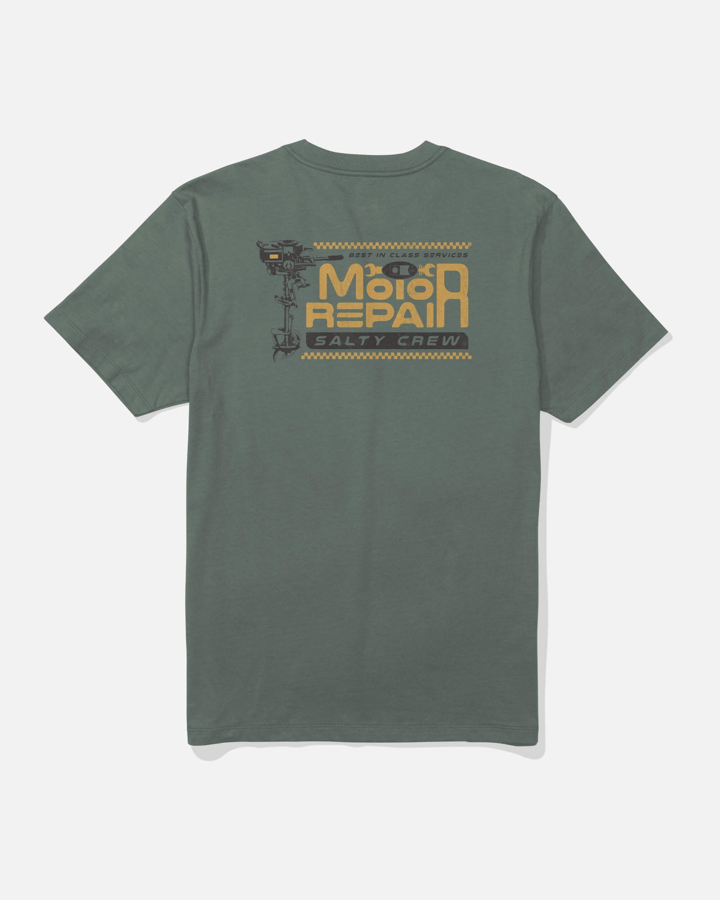Motor Repair Ss Tee - Laurel Wreath