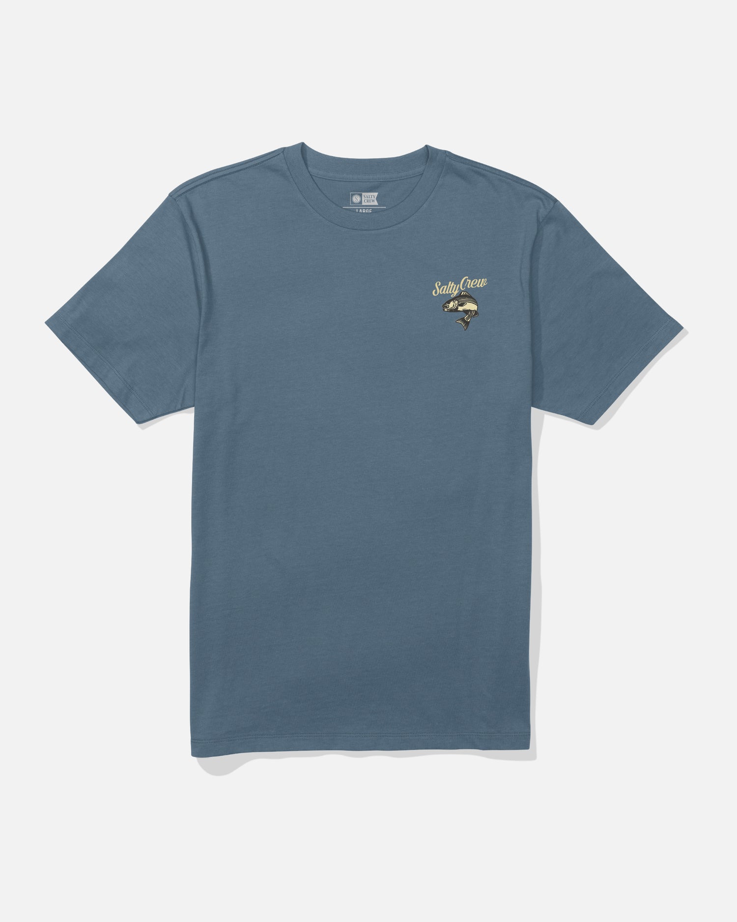 Striped Ss Tee - Slate