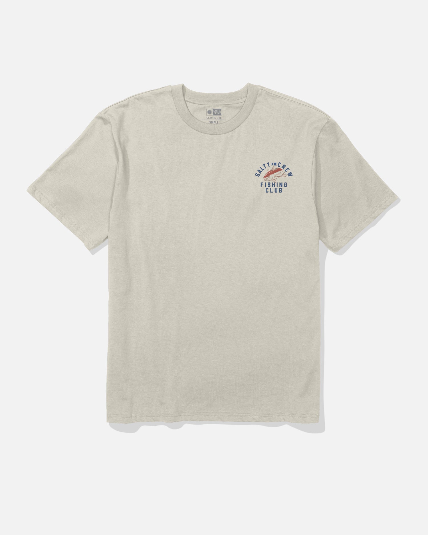 Fish Club Ss Tee - Moonbeam