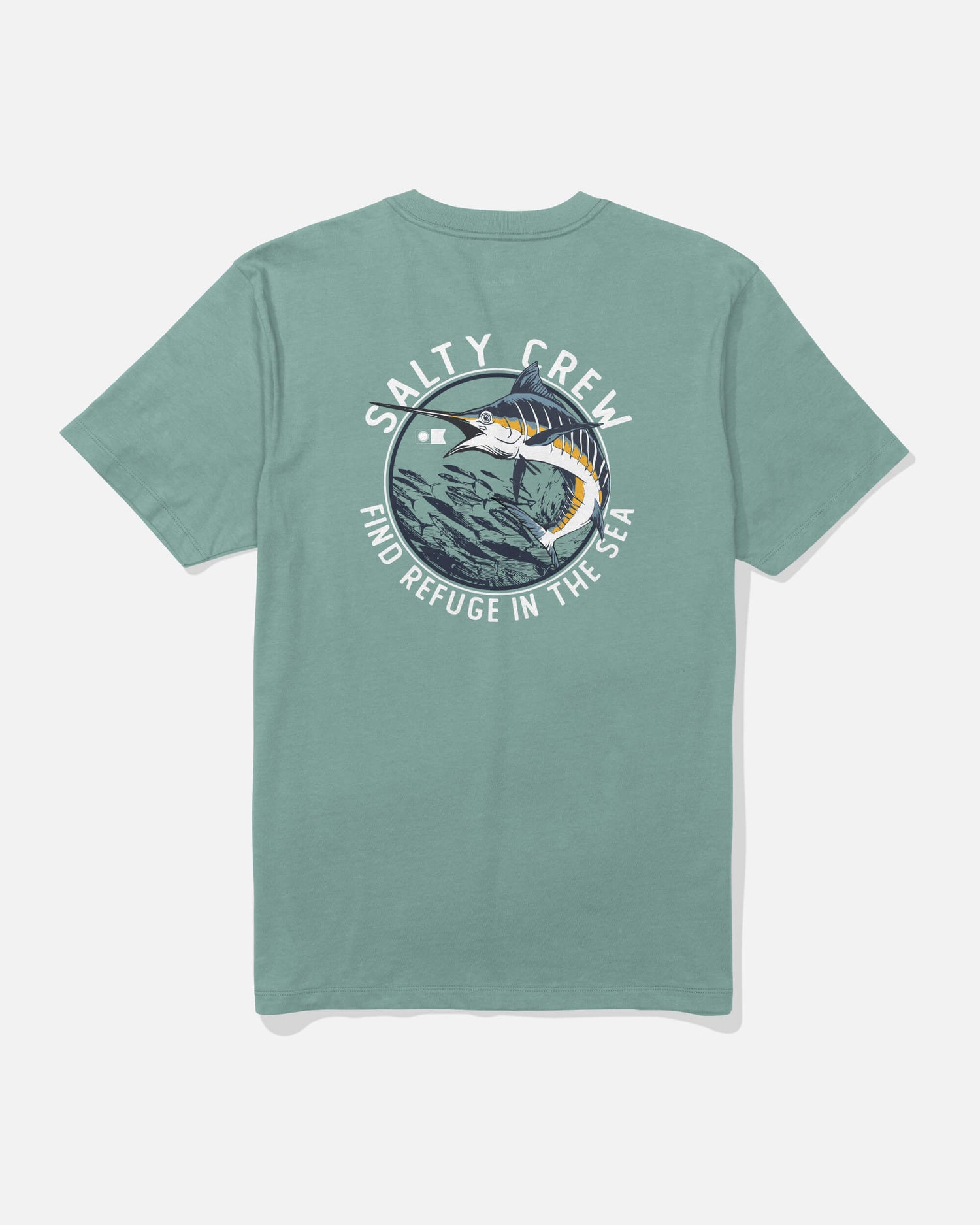 Schooled Ss Tee - Mackerel