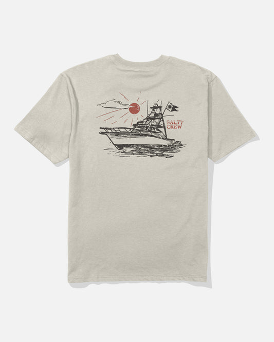 On Board S/S Tee - Moonbeam