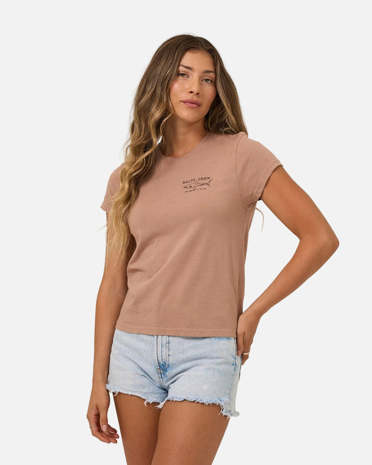 Shark Anatomy Modern Tee - Mocha