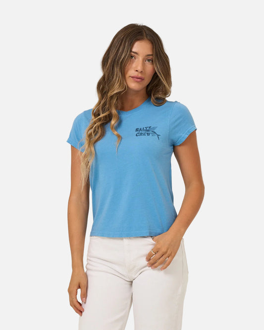 Flyer Modern Tee - Ash Blue