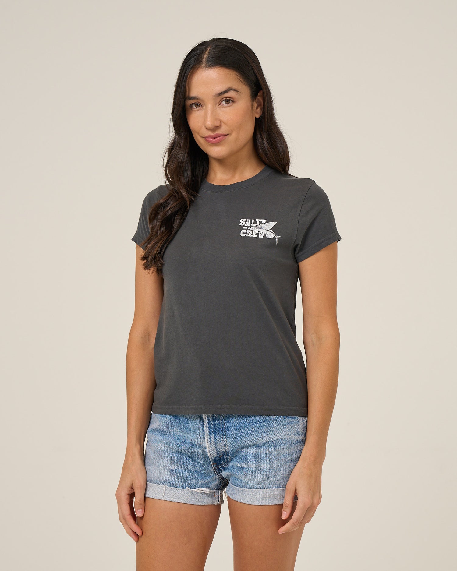 Flyer Modern Tee - Charcoal