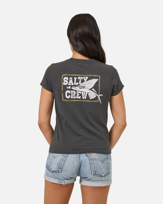 Flyer Modern Tee - Charcoal
