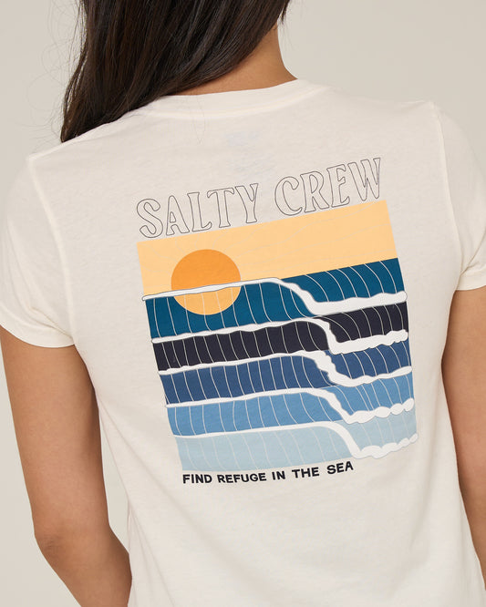 Retro Wave Modern Tee - Off White