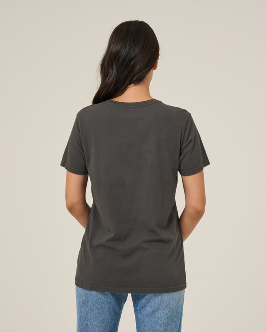 Sc Tour Bf Tee - Charcoal