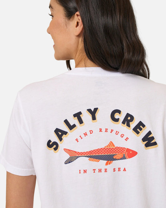 Salty Sardine Bf Tee - White