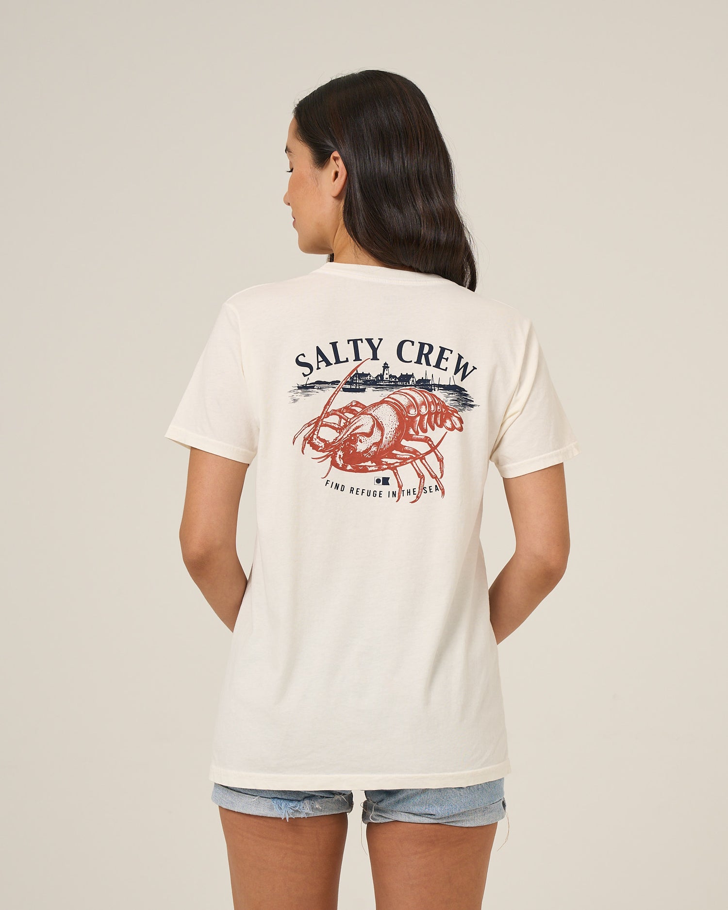 American Catch Bf Tee - Off White