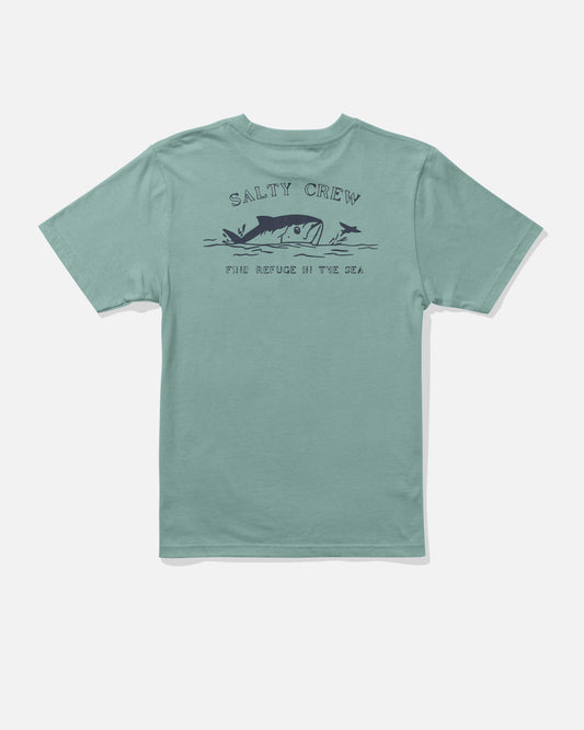 Peeked Ss Tee Kids - Mackerel