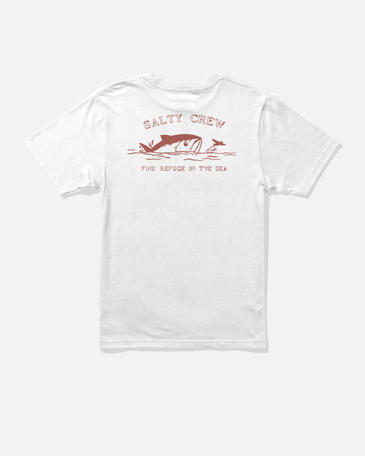 Peeked  Ss Tee Kids - White
