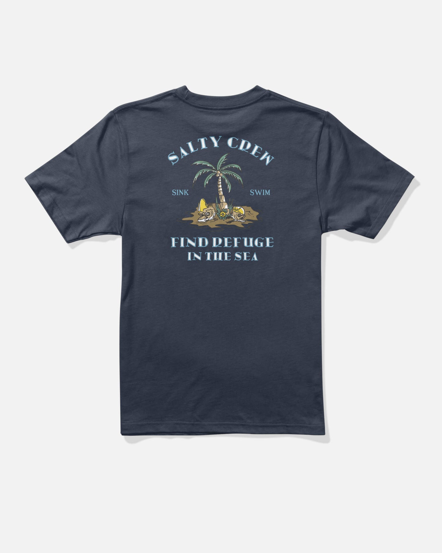 Deserted  Ss Tee Kids - Navy