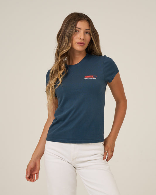 Whaler Modern Tee - Midnight Navy
