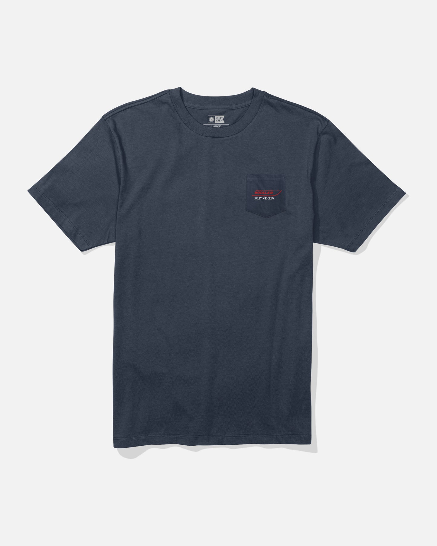 Whaler Schematic Ss Tee - Navy
