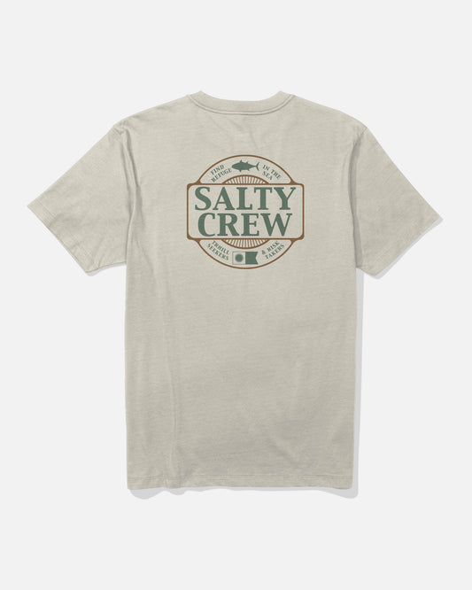 Split Up Ss Tee - Moonbeam