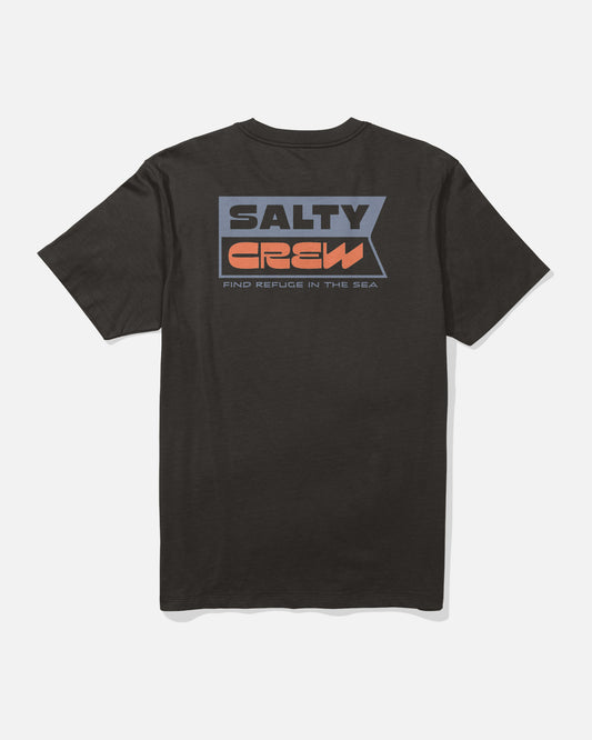 Inverse Flag Ss Tee - Black