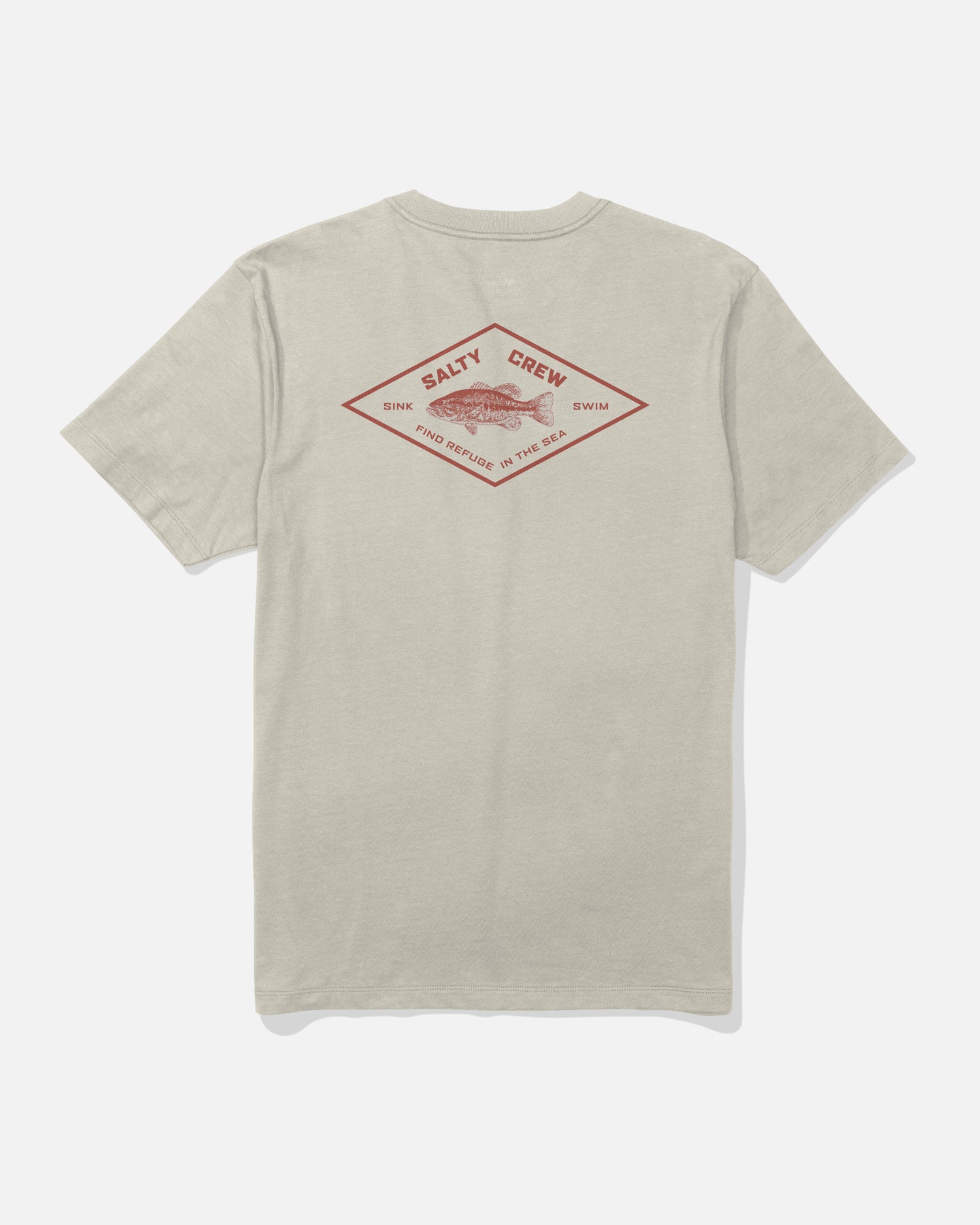 Diamond Bass Ss Tee - Moonbeam