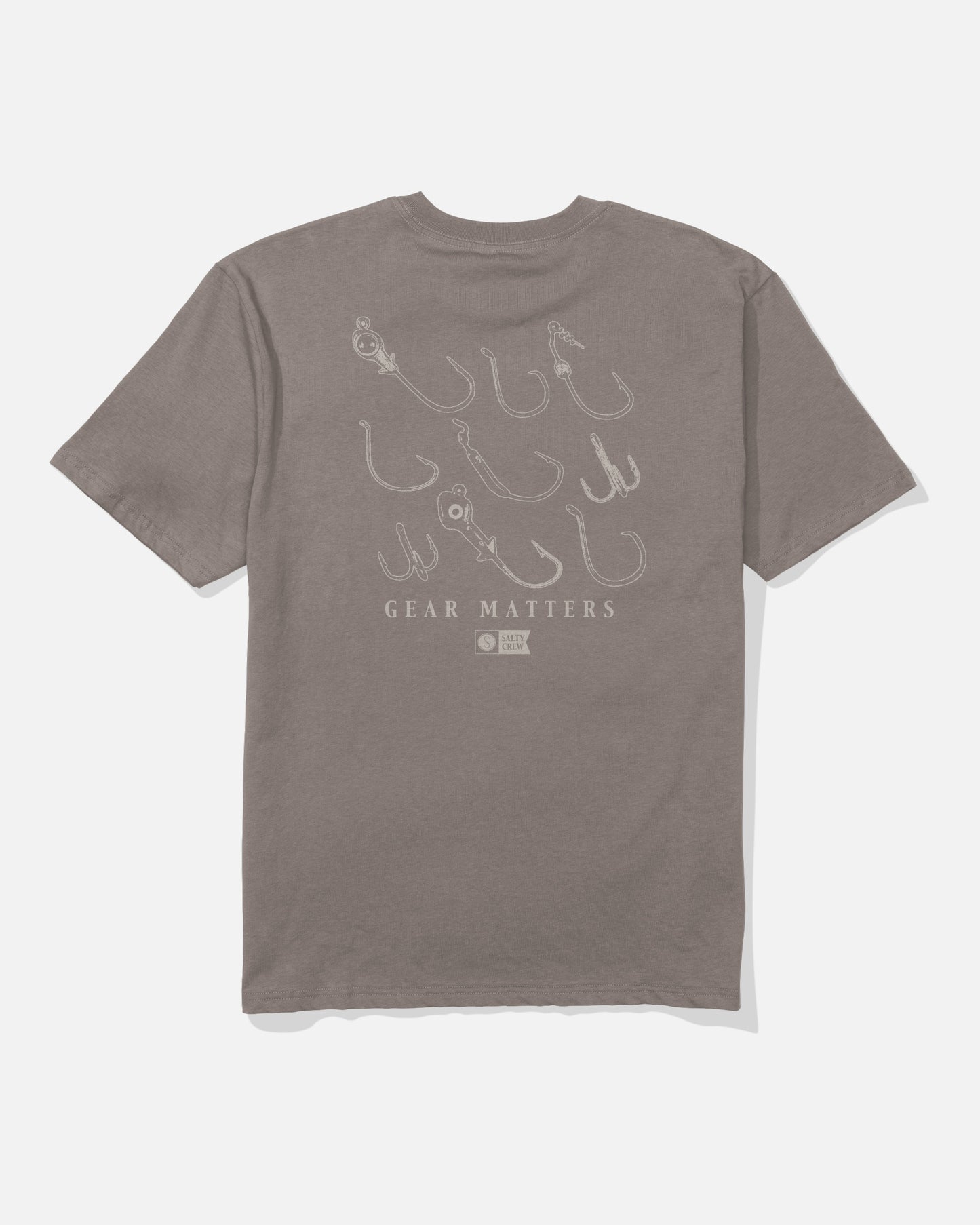 Fish Gear Ss Tee - Cinder