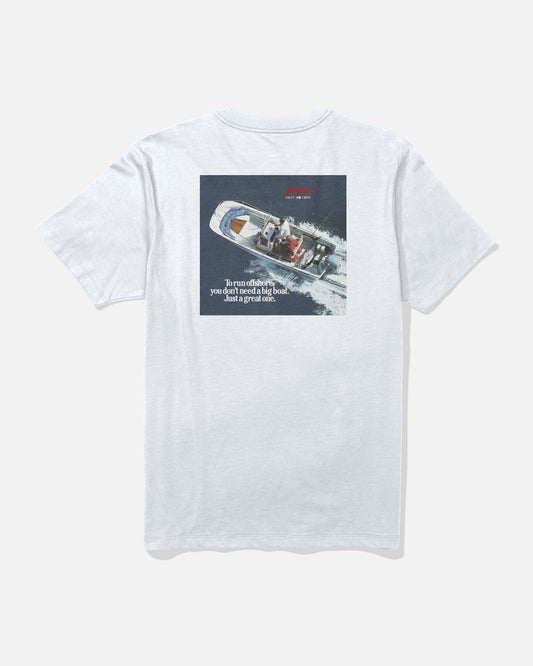 Whaler Offshore Ss Tee - White