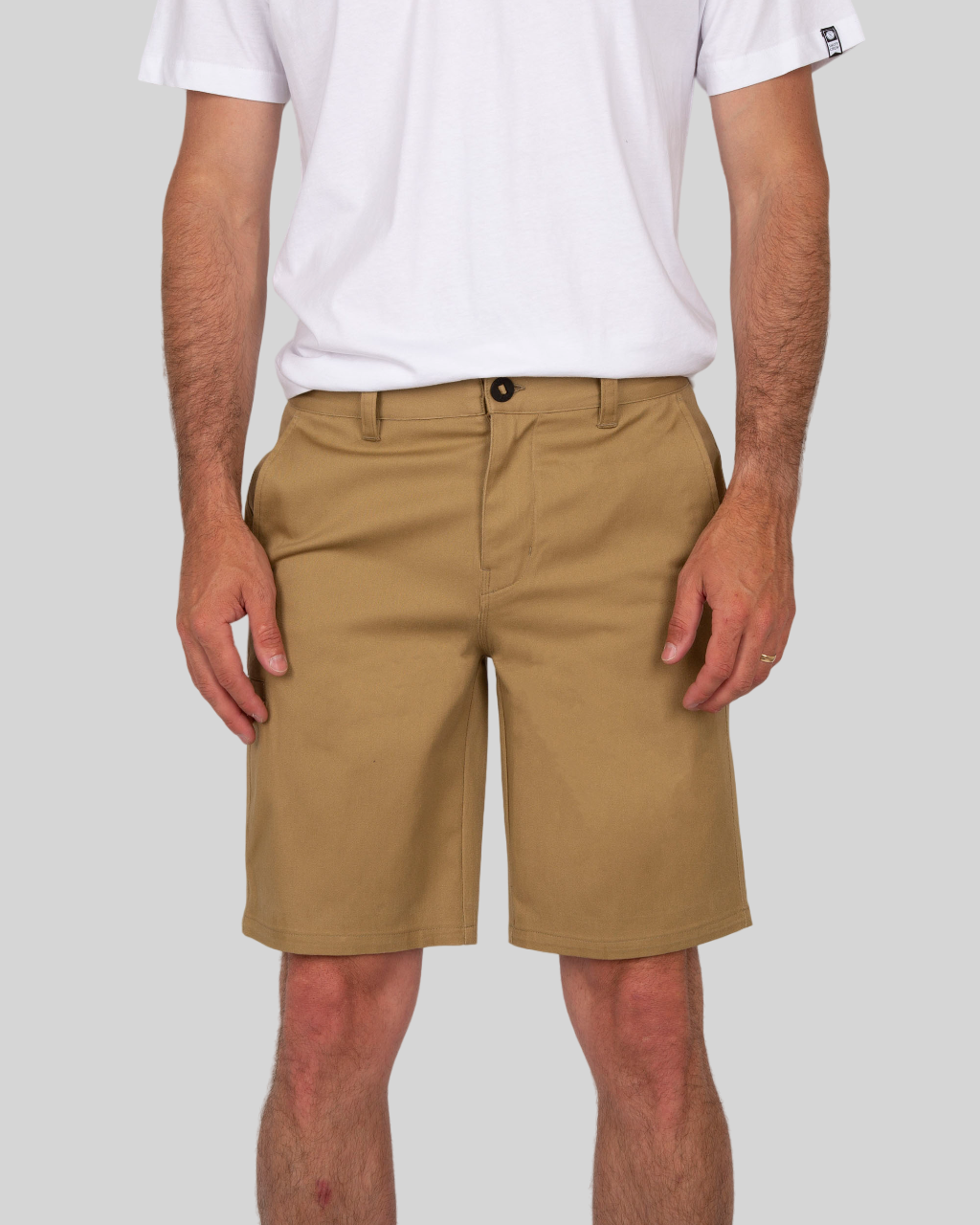 Deckhand Pantalón Corto Chino - Vestuario Laboral Marrón