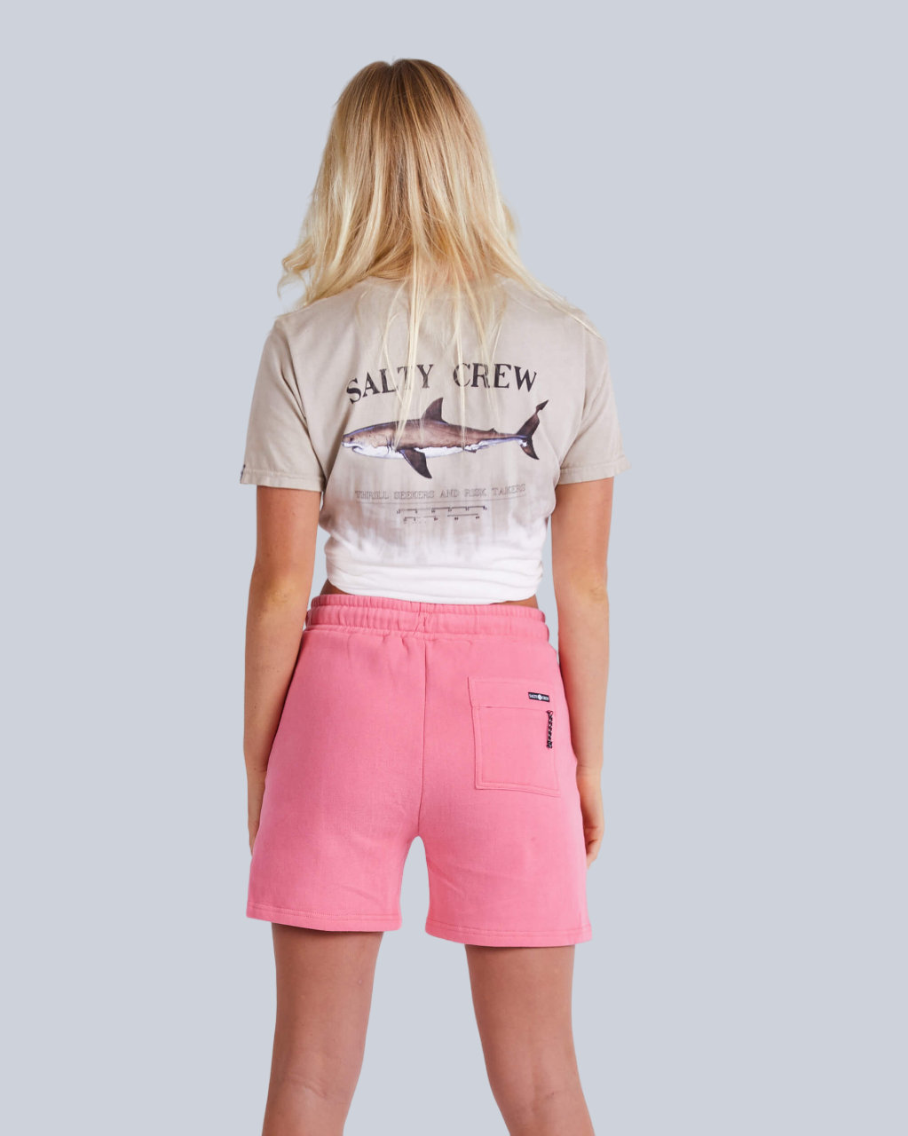 Alpha Sweatshort - Diep Roze