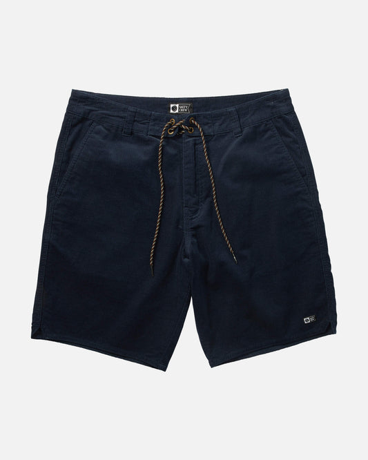 Salty Crew Hombres - Pantalones cortos de pana Boneyard - Navy