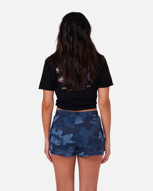 Tippet Tech Short - Blue Camo