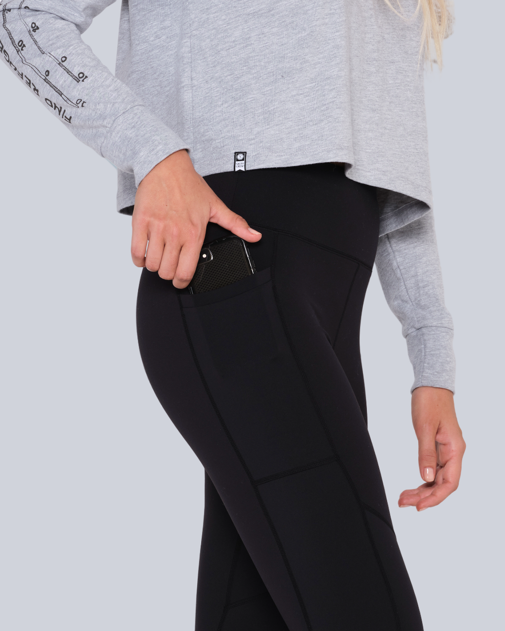 Salty Crew Legging Handtekening - Black