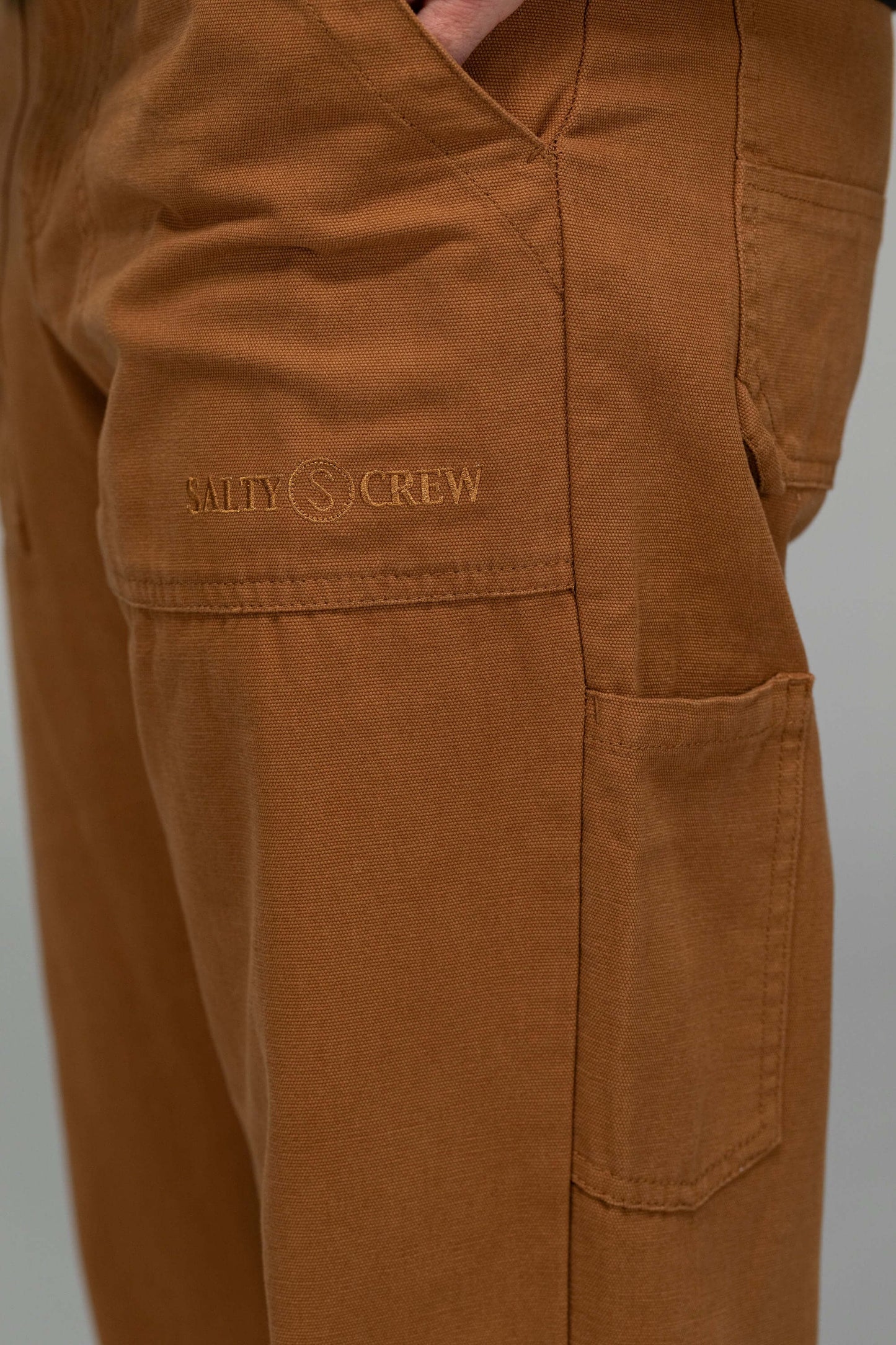 Salty crew PANTS Service Pants - Mud in Mud