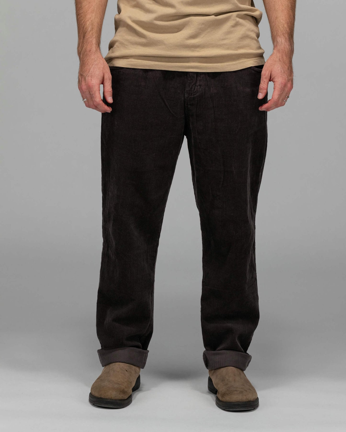 Salty crew PANTS Cruiser Cord Pants - Charcoal in Charcoal