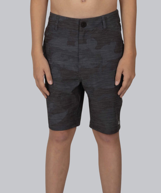 Drifter 2 Utility Short Kids - Black Camo