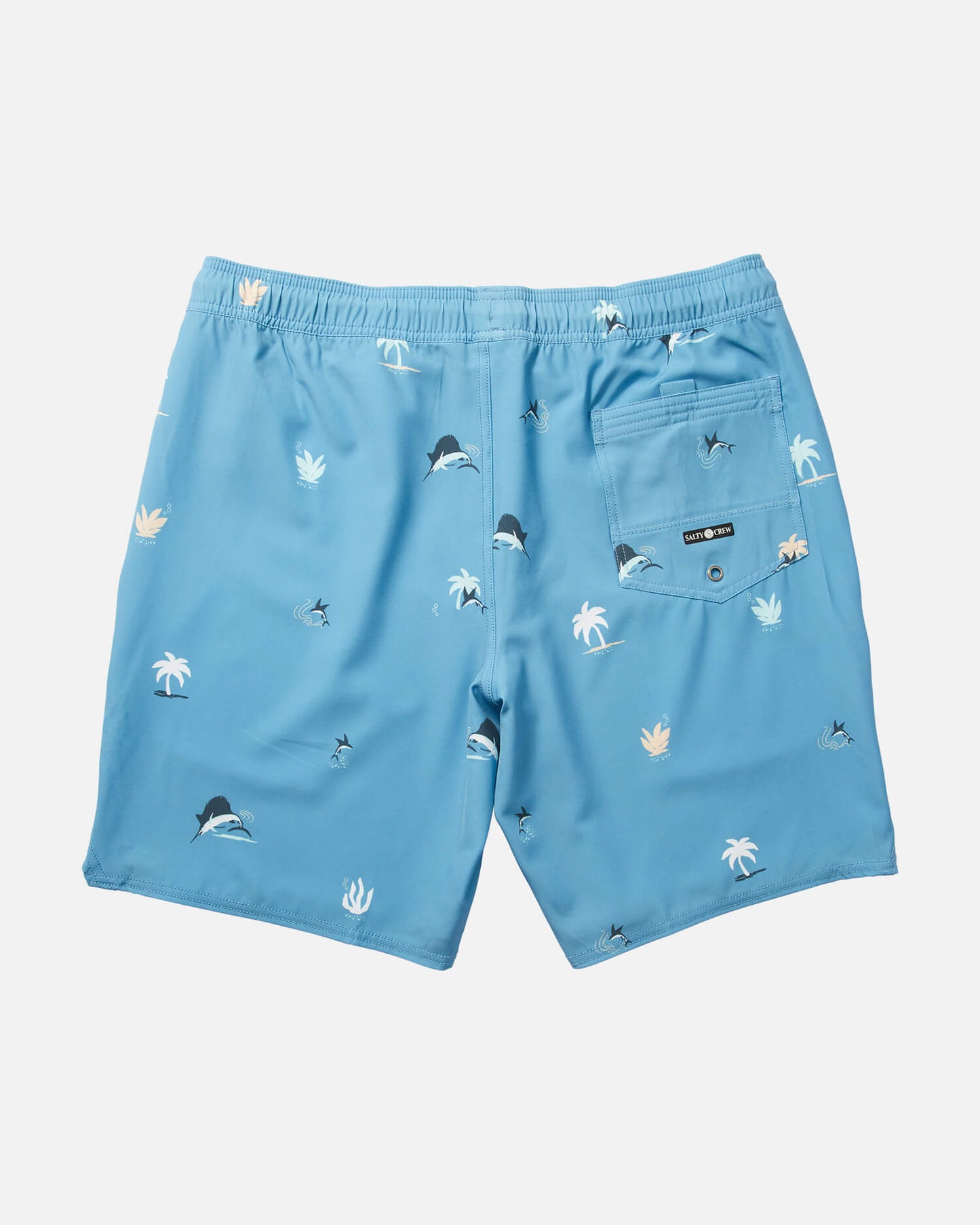 Salty Crew Homens - Lowtide Elástico Boardshort - Azul