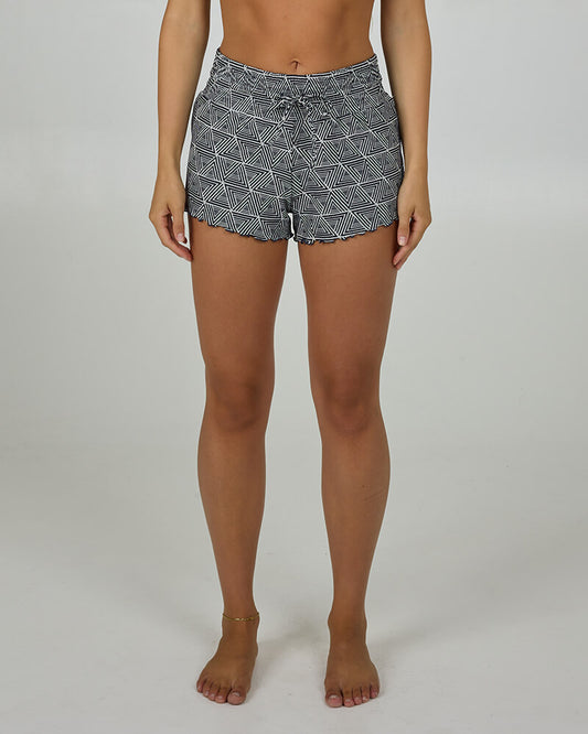 Sailing Geo Swim Short - Dark Navy