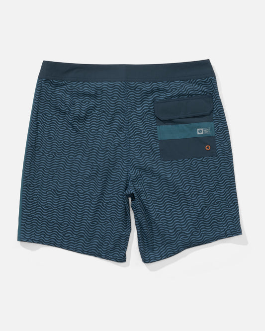Channel Apex  Boardshort - Channel Blue