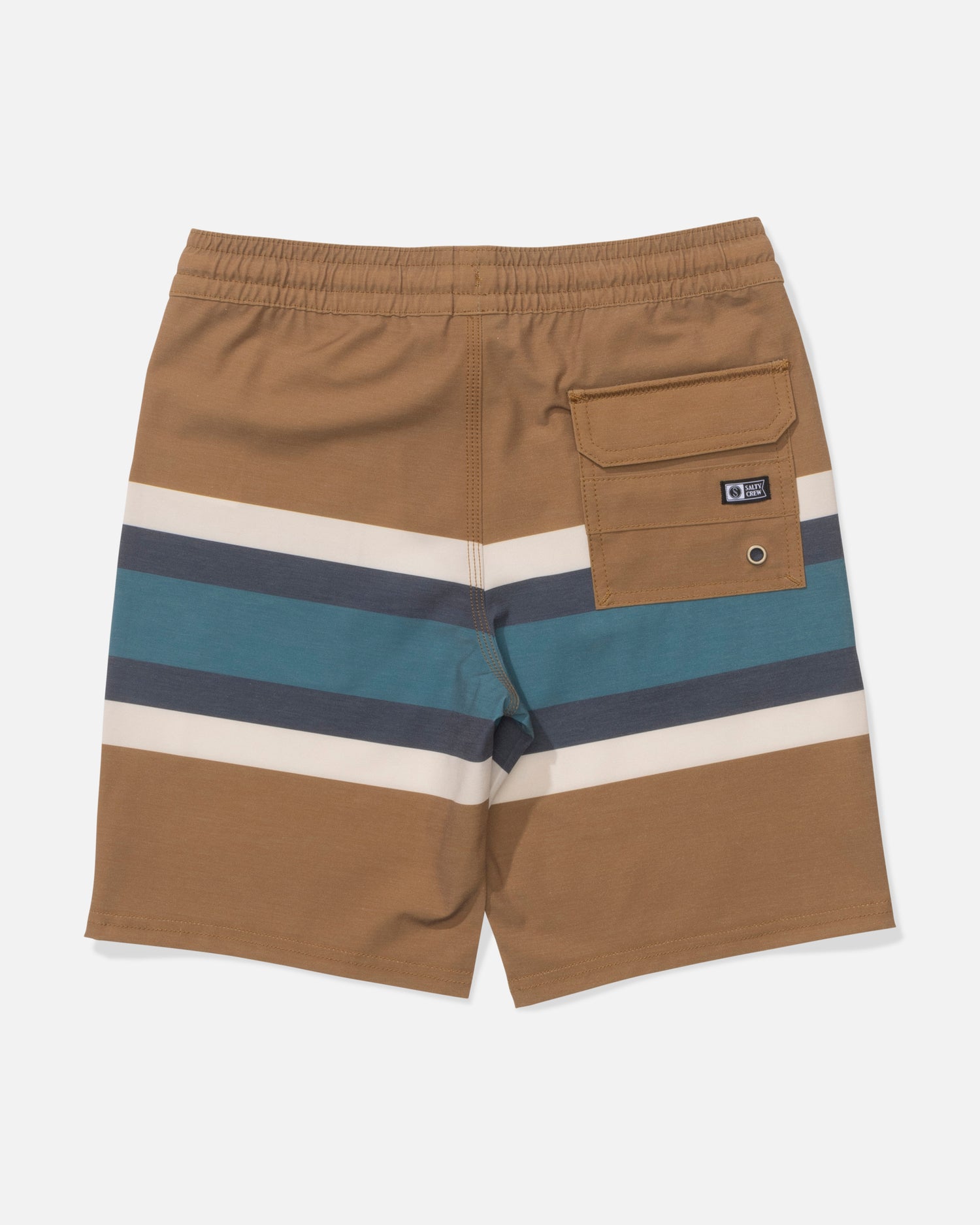 Crew  Stripe Volley  Kids - Bronze Brown