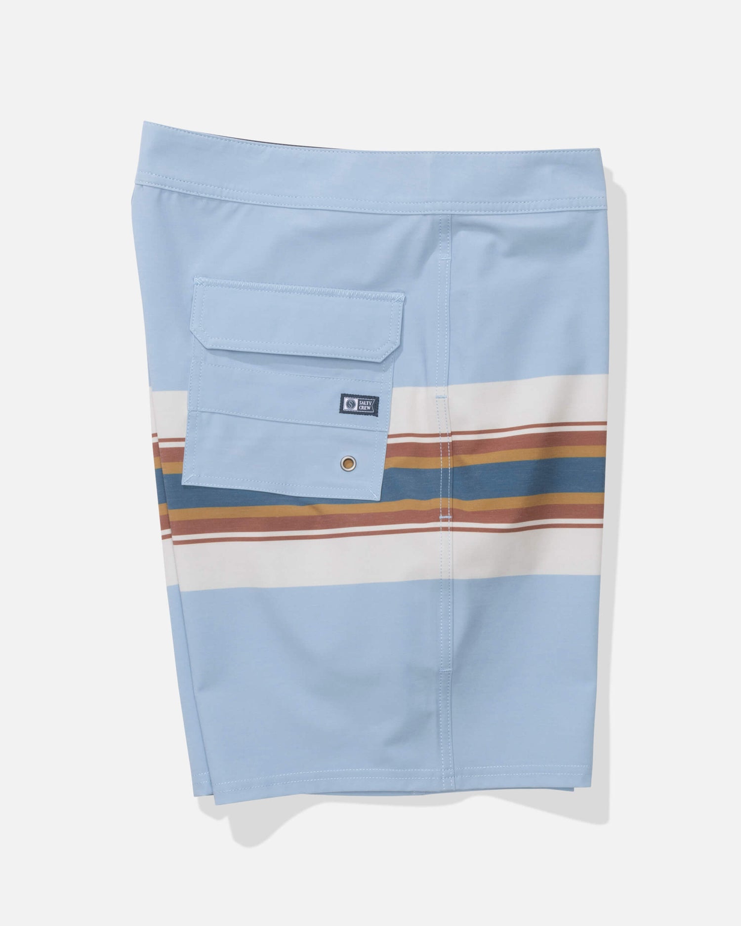 Crew Stripe Boardshort - Coast Blue