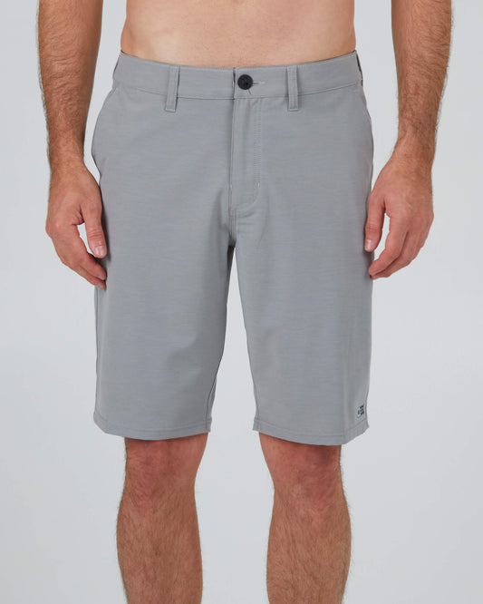Salty Crew Hombres - Drifter 2 Solid Hybrid Short - Gris