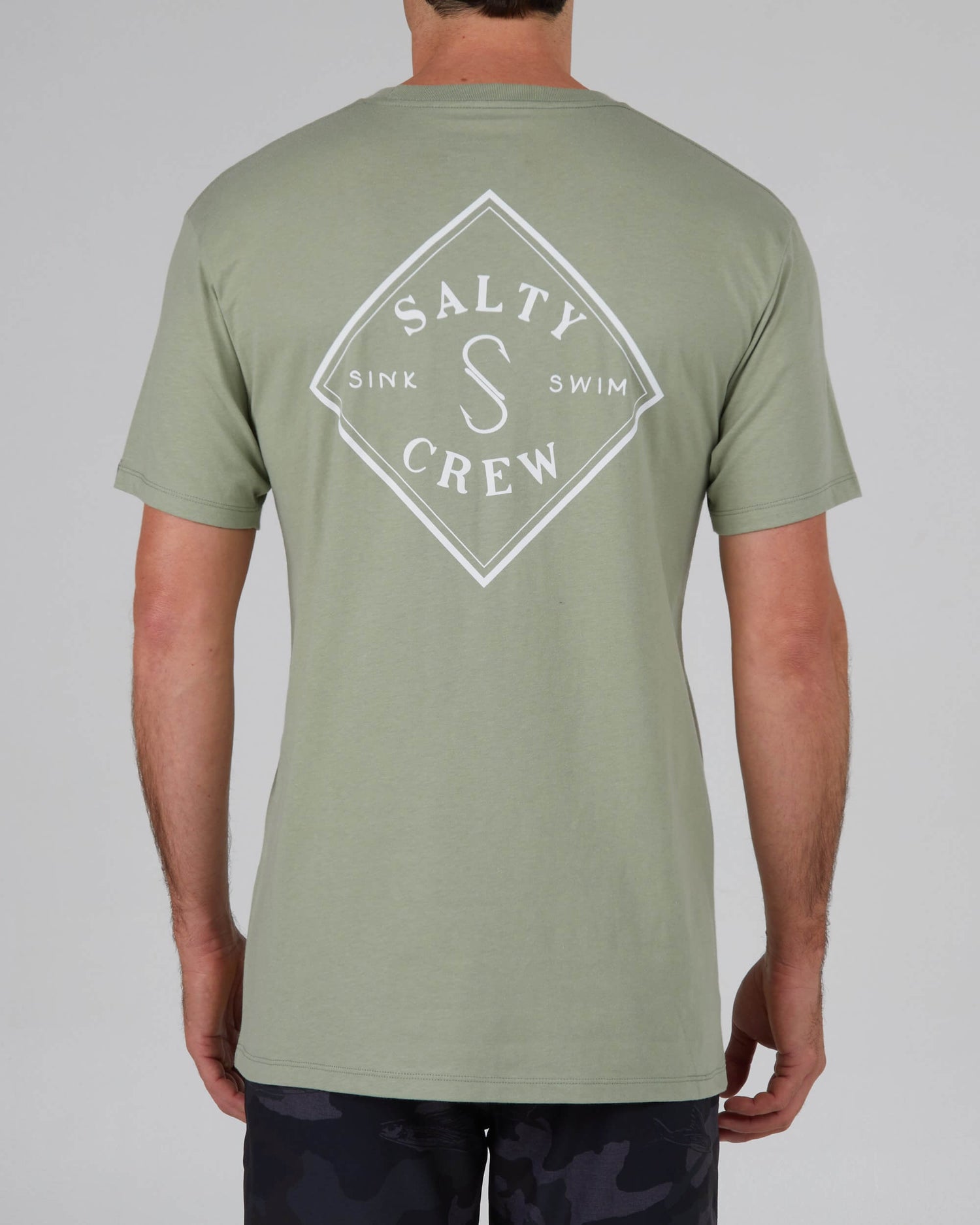 Salty crew T-SHIRTS S/S Tippet S/S T-Shirt - Dusty Sag in DUSTY SAG