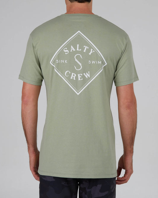 Salty Crew Hombre - Camiseta Tippet S/S - Dusty Sag