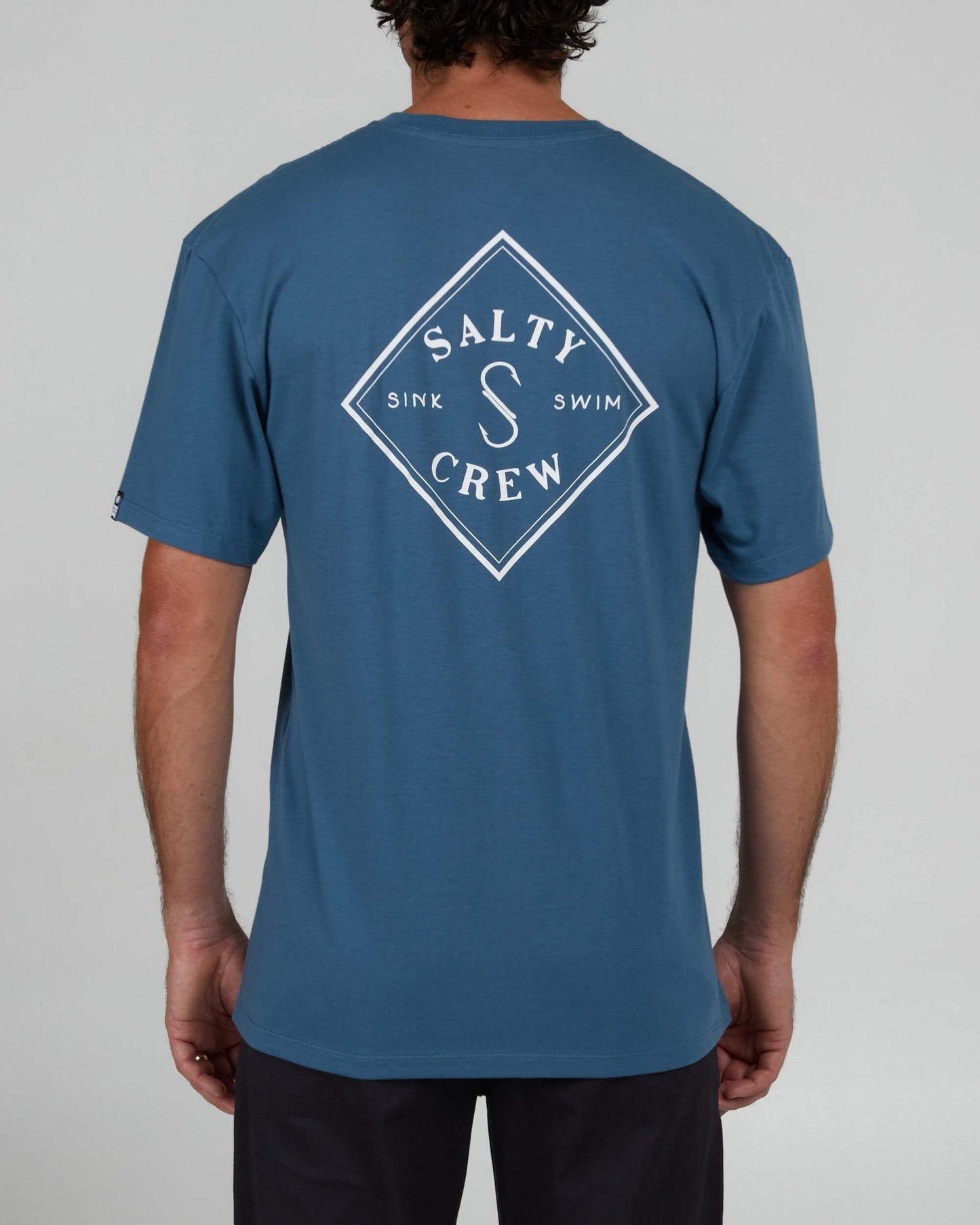 Salty Crew Hombres - Tippet S/S Tee - Pizarra