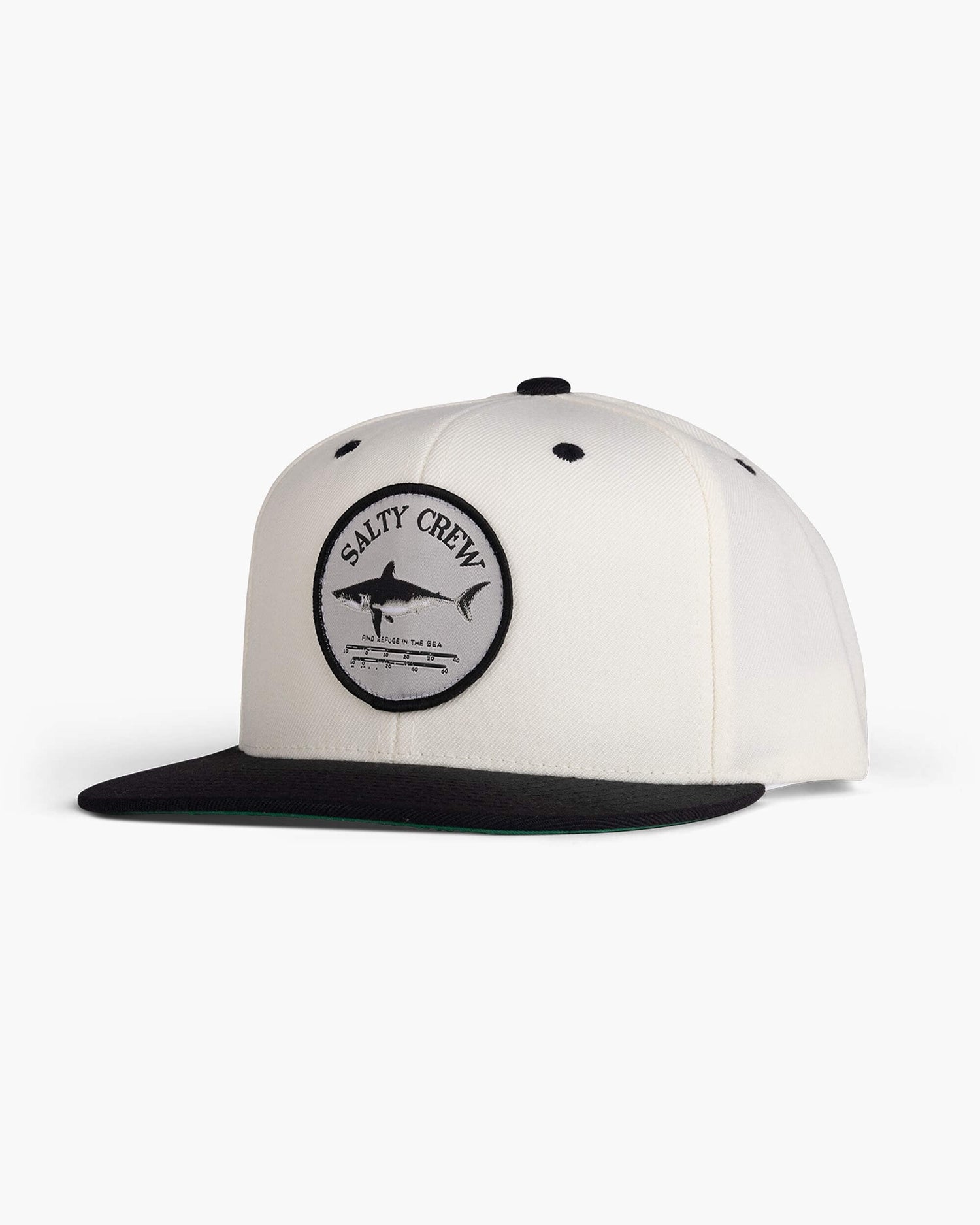 Salty Crew Homens - Bruce 6 Panel - Natural/Black